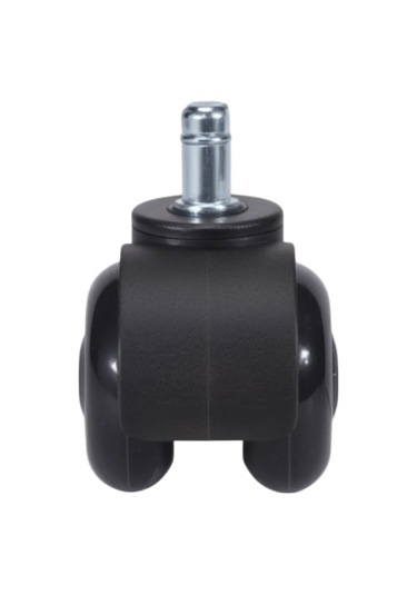 Brante Klipsli Baş Ortam Tekerleği 50 Mm Başçıkartmalı M11 Çift 360569843 Siyah