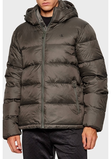 Calvin Klein Erkek Mont Lv04rc518g Par Haki Haki