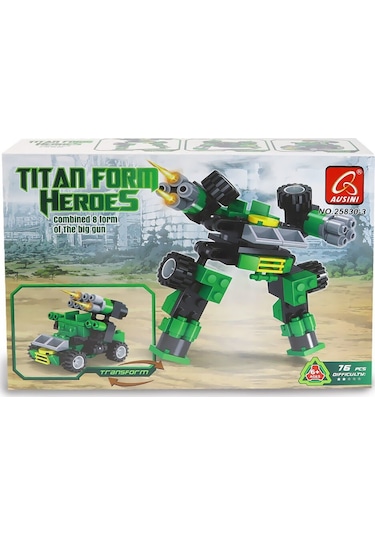 Ausini Titan Heroes Gunner-3 76 Parça