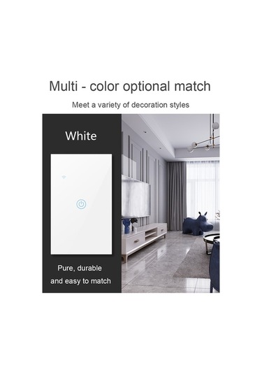 Pazly Tuya Uyumlu Akıllı Cam Panel Anahtar - 1/2/3 Yollu Wifi Kontrolü Diğer