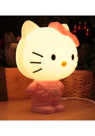 Hello Kitty Gece Lambası Ve Masa Lambası