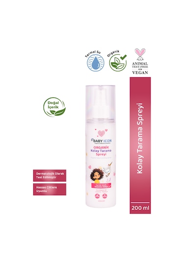 Baby Icon Kolay Tarama Spreyi  200 ML