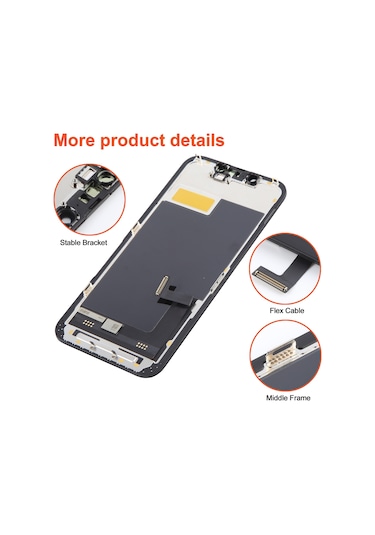 Apple Uyumlu iPhone 13 Mini İçin Rj Hücre İçi Lcd Ekran