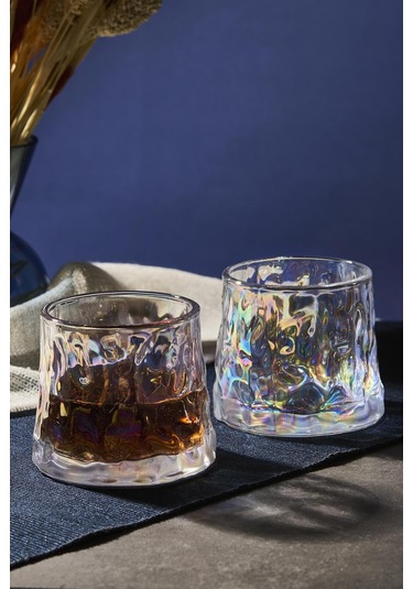 Greta Luster 2'li Viski Kokteyl Meşrubat Bardağı Japon Style 160ml