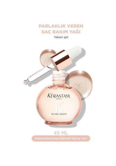 Kerastase Gloss Absolu Elektriklenmeye Eğilimli Saçlar Için Saç Bakım Yağı 45 ML