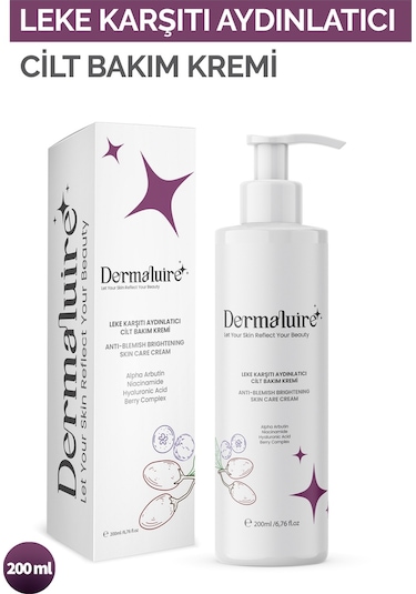 Dermaluire Leke Karşıtı Aydınlatıcı Cilt Bakım Kremi 200 ML