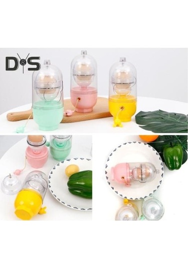 Novahub Yumurta Sarısı Gıda Sınıfı Yumurta Mikseri Blender Çevre Dostu Yumurta Sarısı Beyaz Mikser Karıştırıcı Çalkalayıcı 15x6x6cm Ev Mutfakları İçin Sarı