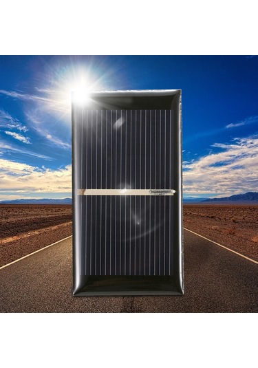 Vkemall 2 Adet 0.3w 0.5v Çok Kristal Güneş Paneli, 65x35mm, Ip65 Su Geçirmez, Led Lambalar Ve Elektronik Cihazlar İçin Dıy Güneş Enerji Kaynağı
