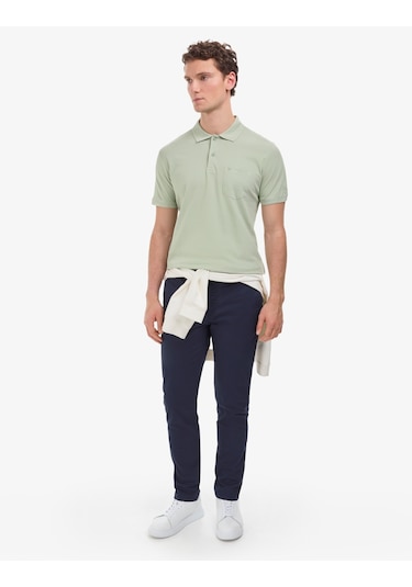 Pierre Cardin Erkek Çağla Tişört Basic 50325290-vr016 Yeşil