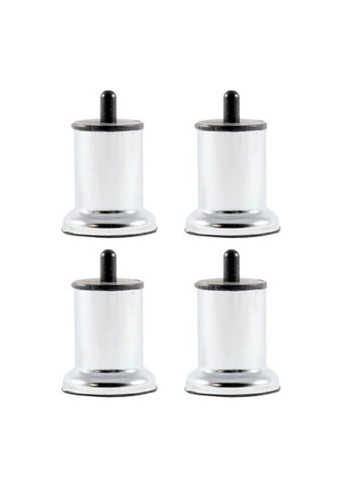 Ademkocplastik 8 Cm Asena Pimli Metal Baza Kanepe Koltuk Ayağı (4 Adet)