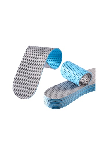 Sones Çift Yazlık İnce Koku Önleyici Ter Tabanlığı Unisex Nefes Alabilen Yumuşak Ayakkabı Tabanlığı, Beden: 45-46 Gri