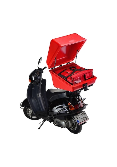 Avatherm Pizzabox Motor Servis Dağıtım Çantası 70 Lt Kar