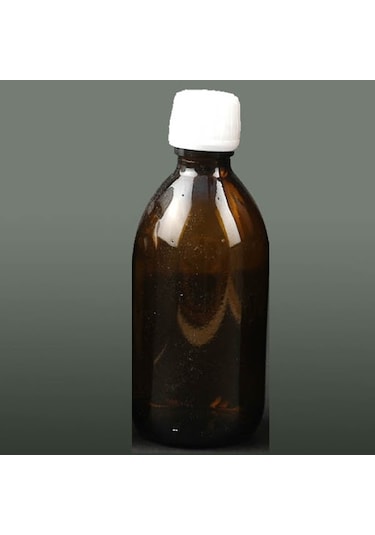 Kahverengi Ilaç Şişesi Kapaklı 100 Ml - 50 Adet Toptan