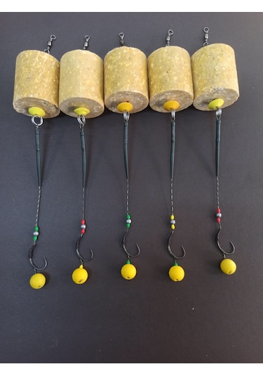 Sazan Rig Küspe Aparatlı Karışık Rig Takımı 5’li Set