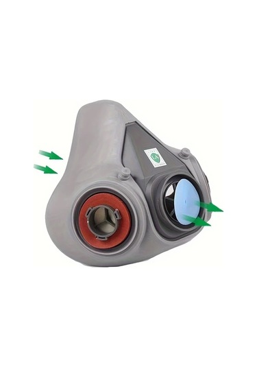 Willowhaven 6200 Full Face Gaz Maskesi 2 Ekstra Filtre Ve Maske İle 6200-8in1 Endüstriyel Toz Koruma