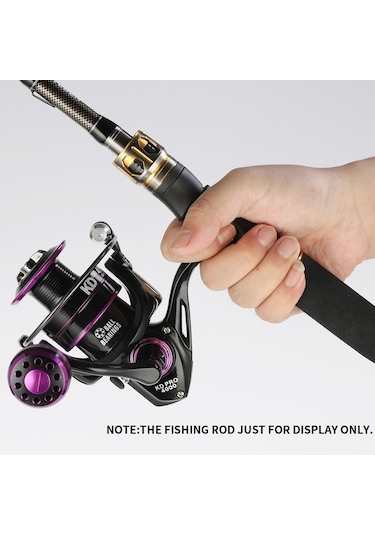 Metal Eğirme Olta Makinesi Uzun Menzilli Balık Tel Olta Makinesi, Stil: Kd1000 Eva Kavrama