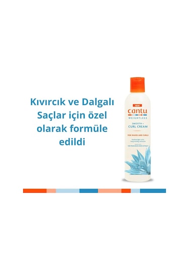 Cantu Weightless Ağırlaştırmayan Bukle Belirginleştirici Krem 295 ML