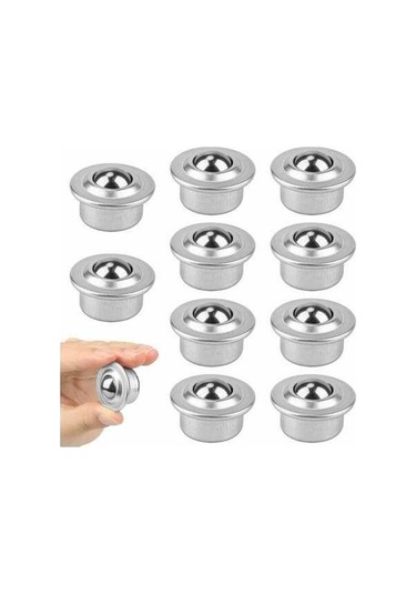 Flybuy 10 Adet Naylon Bilyalı Teker, Evrensel Mobilya Taşıyıcı, Galvaniz Demir İle Dayanıklı, Şanzımanlı, Pratik Mobilya Transfer Tekerleri -