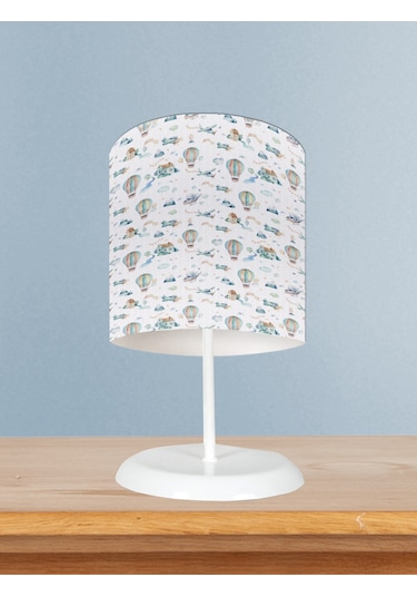 Mekta Home Bebek Ve Çocuk Odası Soft Uçan Balonlar Desenli Abajur