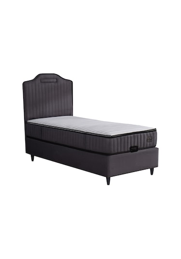 Kilim Mobilya Royal Lux Başlık Antrasit Baza Ve Yatak Dahil Değildir 90