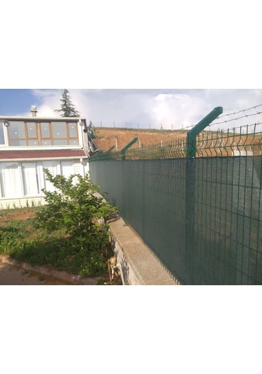 Morilu Bahçe Çit Filesi - 75'lik Yeşil Gölgelik File - Çit Örtüsü - Hayvan Gölgeliği