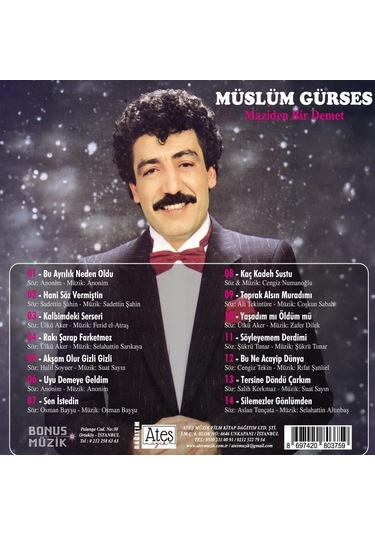 Müslüm Gürses Maziden Bir Demet - Cd