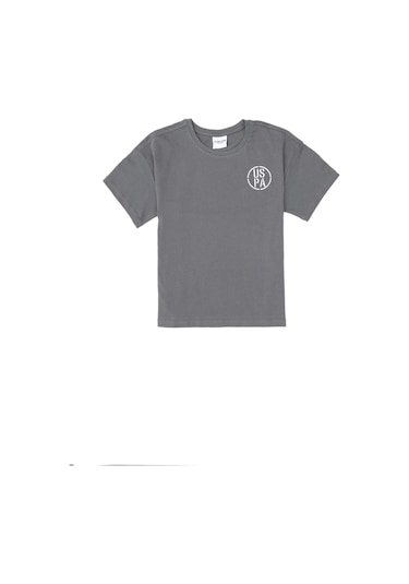 U.s. Polo Assn. Erkek Çocuk Gri Tişört 50298981-vr024 Gri