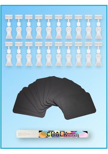 Psmtorg Siyah Tebeşir Prikli Tahta Etiket Tutucu Flamastro 34611097 Diğer