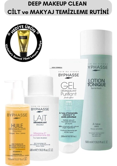 Deep Makeup Clean Dörtlü Cilt Bakım Seti