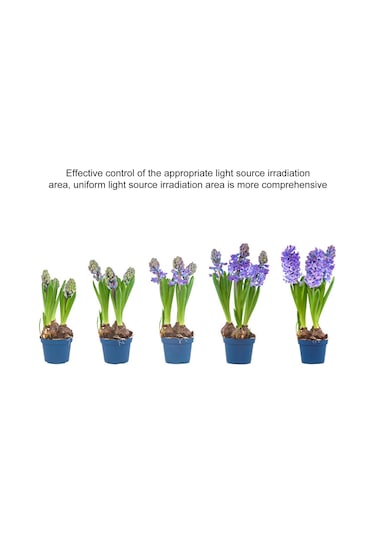 Konesam Yaprak Desenli Çift Katlı Led Bitki Büyüme Lambası, Kırmızı-mavi Spektrum, 144 Led, Seracılık Fide Yetiştirme Için Uygun Gösterildiği Gibi