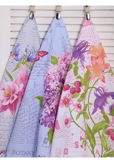 Kuz'kina Hatka 3 Parçalık Mutfak Havlusu Seti 224582758 Safir-mavisi