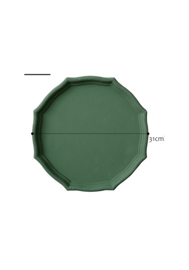 Soğuk Renkli Kurutulmuş Meyve Tepsileri Ahşap Servis Tepsi Gıda Su İçecek Plaka Düğün Tatlı Çanak Kozmetik Depolama Çatal Organizatör Depolama Tepsileri Yeşil Ahşap - Gri