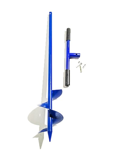 Toprak Burgusu Direk Dikme Aleti Montaj Kollu 15 CM Çap 101 CM Boy