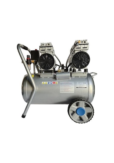 Hyundai HM2050S 50 LT Sessiz Yağsız Hava Kompresörü Gri