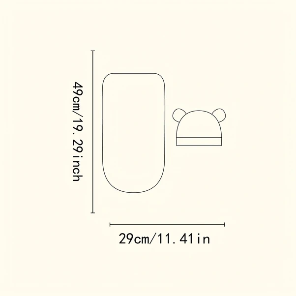 Willowhaven Blue Moon Yenidoğan 1-3m Nefes Alabilir Yazlık Hafif Kundağı Mavi Ay