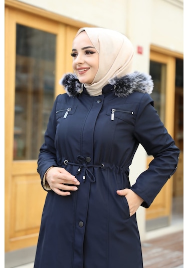 BATTAL BÜYÜK BEBEN KADIN İÇİ TAMAMEN KÜRLÜ Lacivert