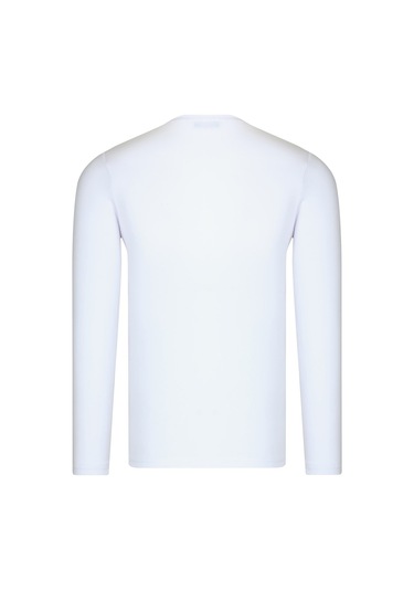 İkili Set T8587 Dewberry V Yaka Erkek Sweatshırt-beyaz-antrasit Beyaz-antrasit