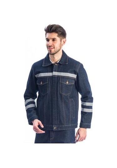 Kot İş Montu Myform 3109 Sona Denim 12 Ons Renk Mavi