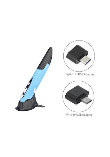 Novahub 2.4ghz Kablosuz Kalem Mouse - 500/1000dpi Ayarlanabilir, Pc/android Uyumlu, Ppt Kontrolü, Mini Tasarım 001