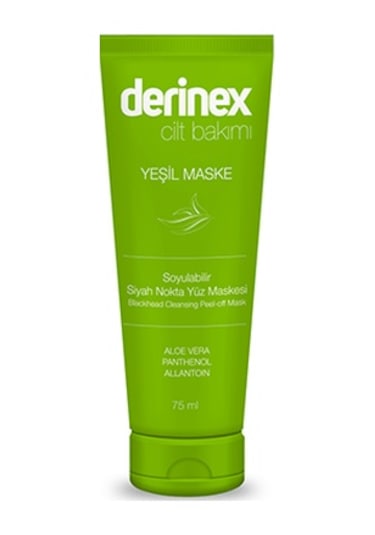 Derinex Yeşil Soyulabilir Siyah Nokta Yüz Maskesi 75 ML