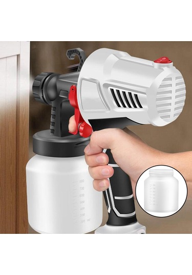 Suntek Elektrikli Sprey Kabı 800ml Boya Püskürtücü Plastik