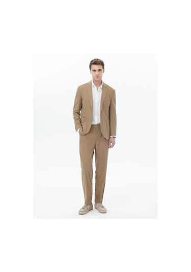 Vizon Mikro Modern Fit Takım Elbise Vizon