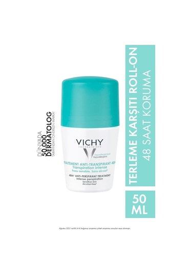 Vichy Anti-Perspirant Treatment Intense Perspiration Roll-On Deodorant 50 ML