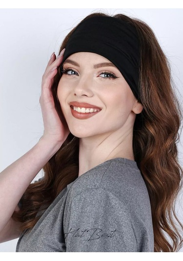 Hatbest Lastikli Bandana Mendili 223907581 Siyah