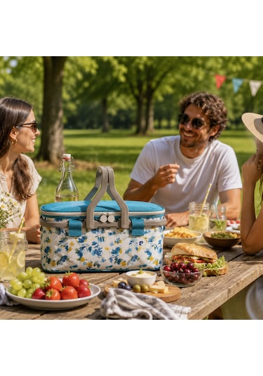 20 Lt Termal Piknik Sepeti -356 Çok Renkli