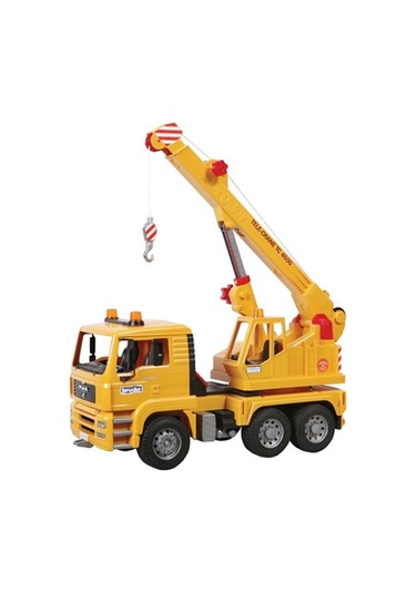Bruder Man Vinçli Kamyon Sarı 02754