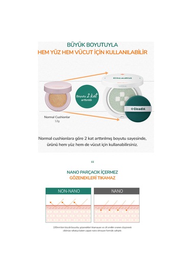 Missha Cicadin Rescue Ato Mega Sun Protection Cushion SPF50+ 25 G