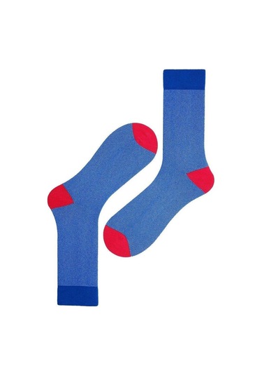 Desenli Erkek Soket Çorap-1857 Çok Renkli