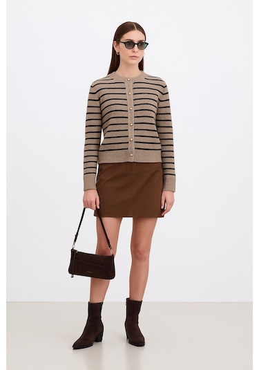 Fashion Friends Bayan Hırka 25k0288k1 Bej Bej