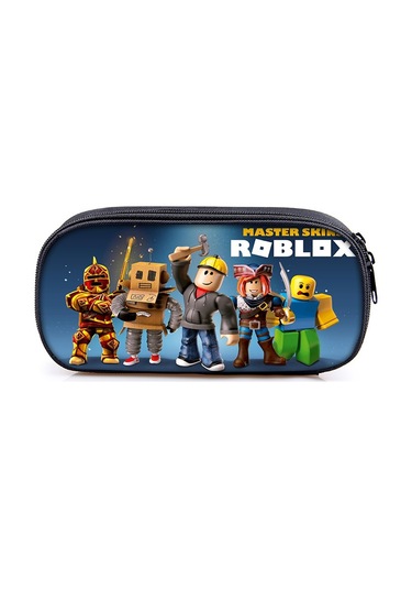 Roblox Erkek Çocuk Kalem Kutuları, Çocuklar İçin Okul Malzemeleri, Tasarımlı Oval Kalem Kutuları, Oyuncular, Erkek, Kız, Gençler İçin Hediyeler, Okul Malzemeleri Th